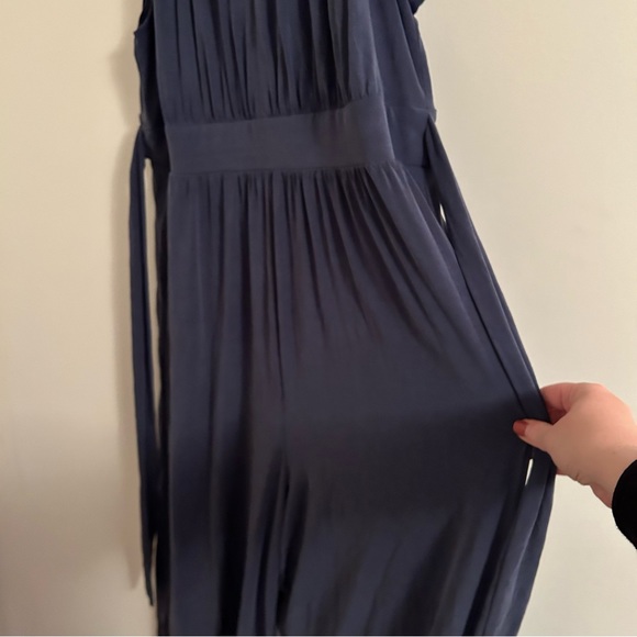 *Anthropologie* Moulinette Soeurs size L women’s blue jumpsuit EUC! GORGEOUS! - Picture 4 of 7